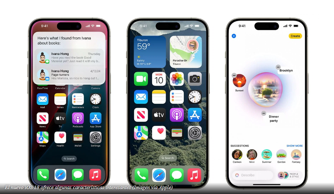 Las 7 características más importantes de iOS 18 y cómo usarlas
