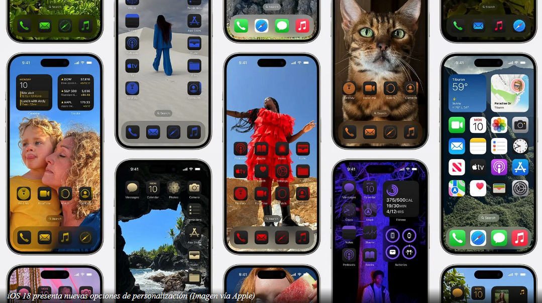 Cómo personalizar la pantalla de inicio en iOS 18